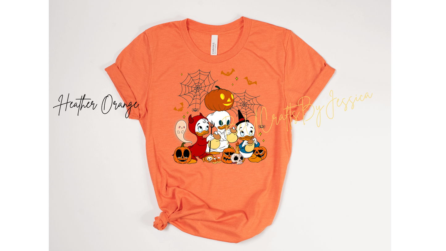 Trick-or-Treat Duck Trio Halloween Tee & Sweatshirt