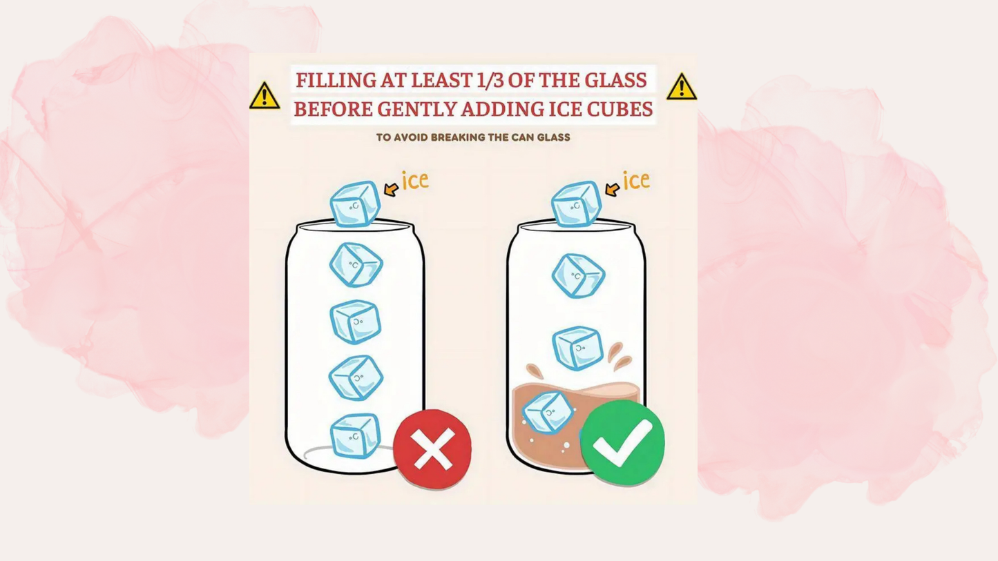 Custom Design Upload Glass Cup (16oz)