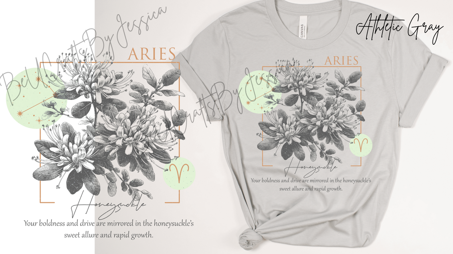 zodiac Birth Flower T-shirt