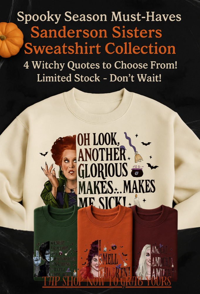 Hocus Pocus Inspired Halloween Sweatshirts