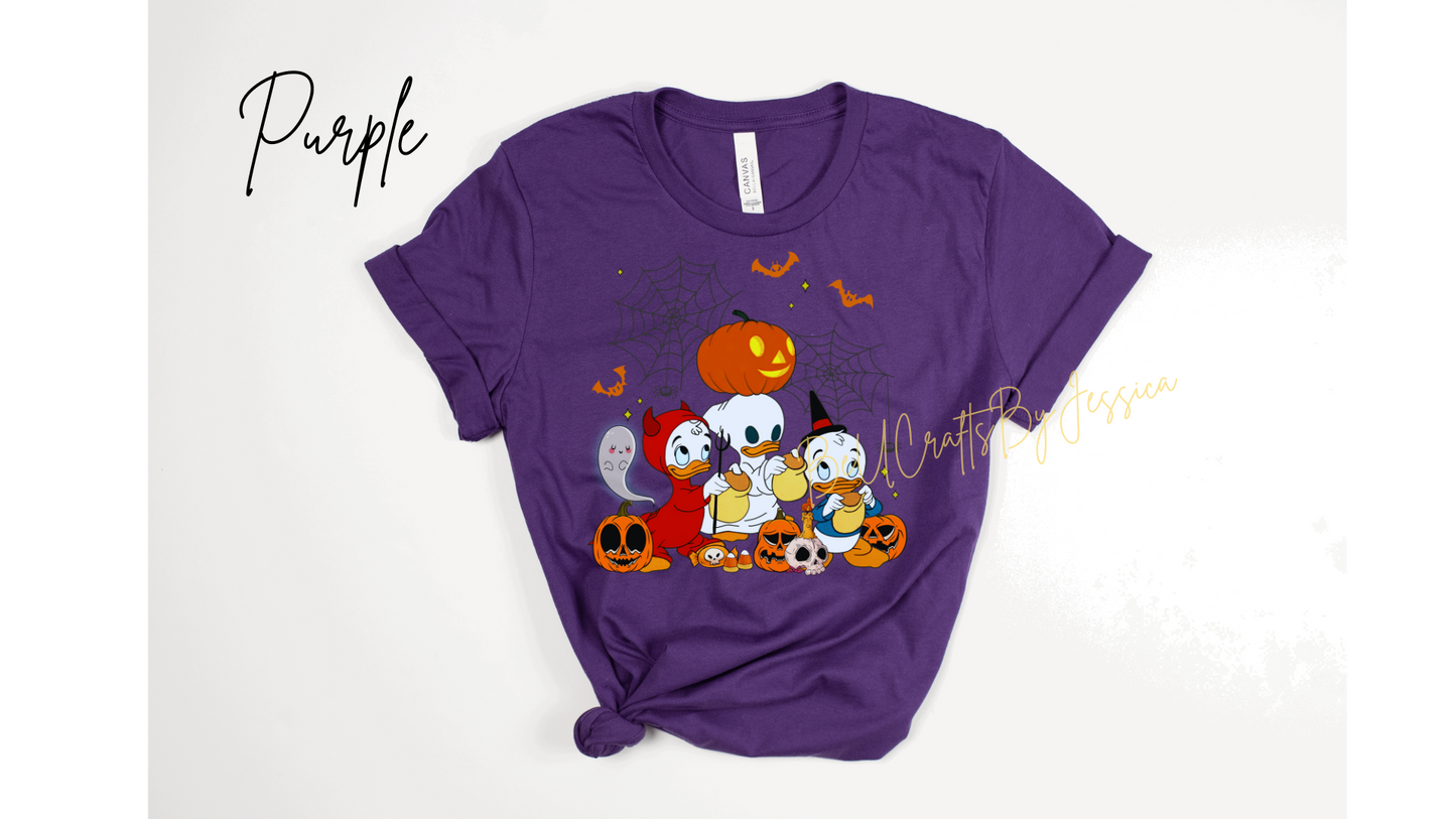 Trick-or-Treat Duck Trio Halloween Tee & Sweatshirt
