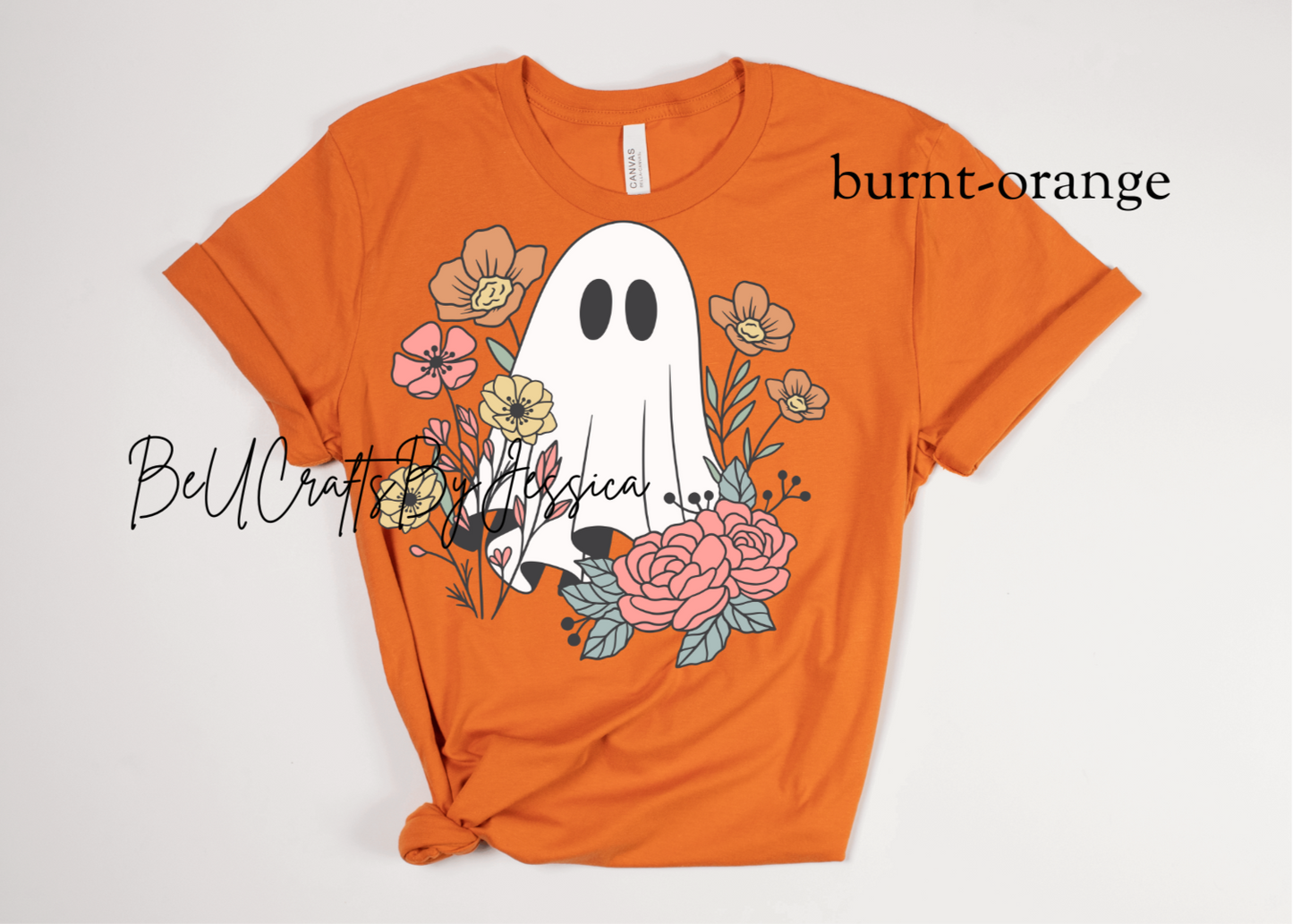 Comfort Colors Halloween Ghost Shirt, Cute Halloween Shirt, Halloween Women's Shirt, Spooky Season Shirt, Trick or Treat Shirt,