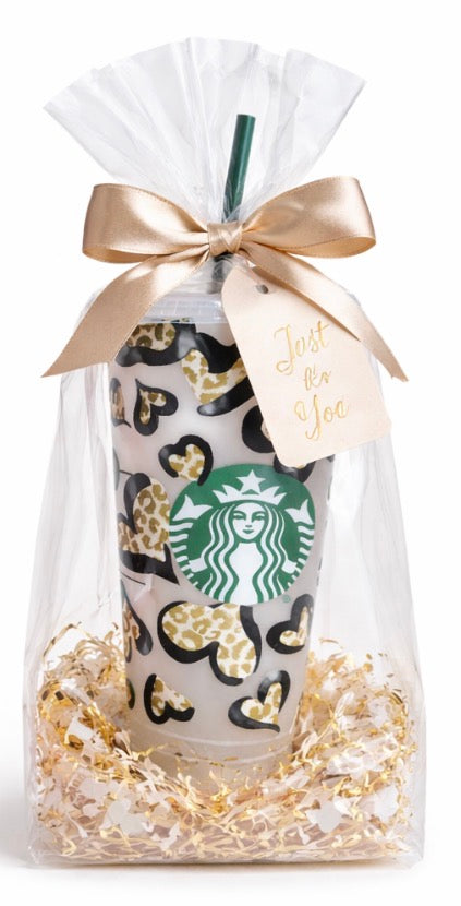 Personalized Starbucks Cold Cup 24oz – Red Heart Custom Iced Coffee Tumbler (Copy)