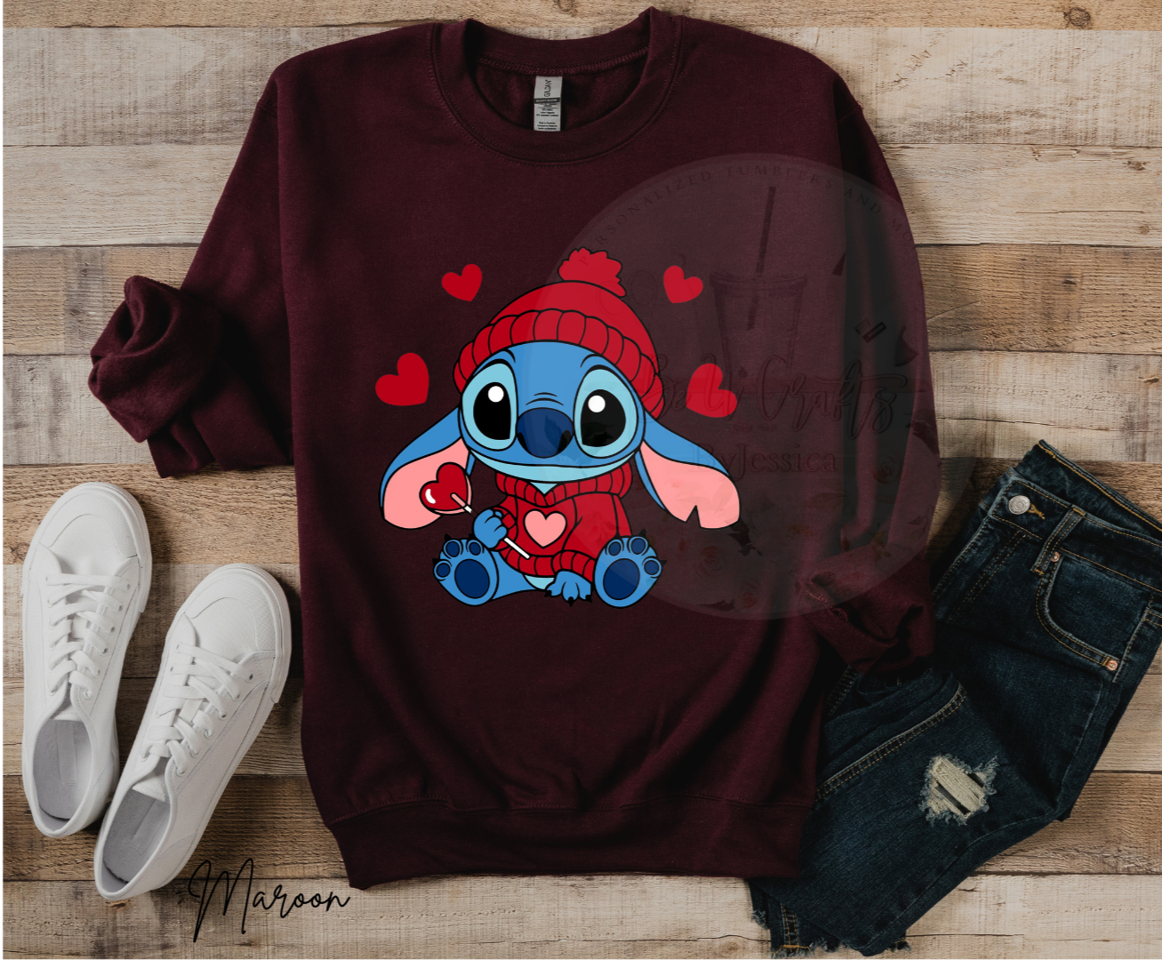 Valentines Stitch -Adult