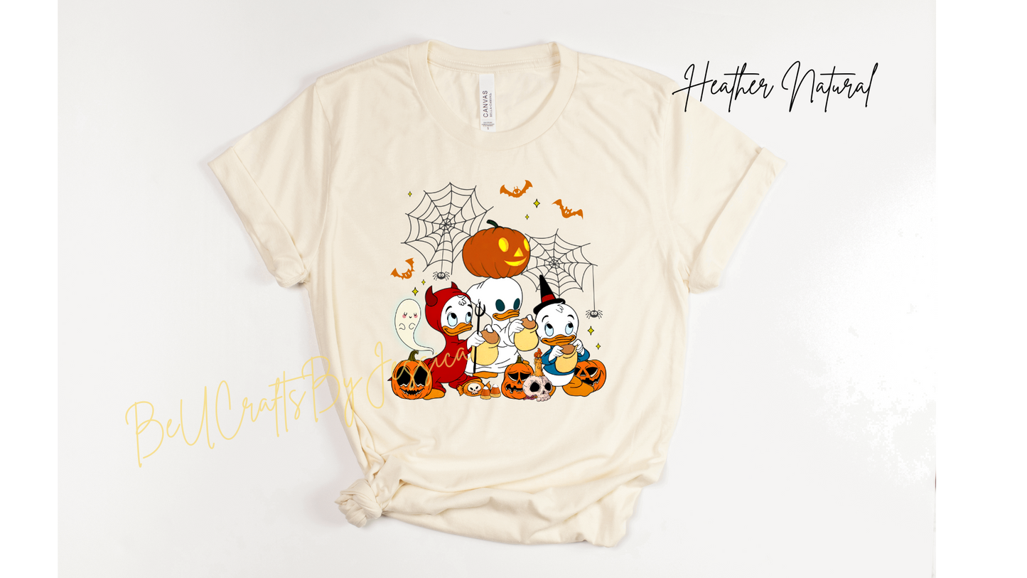 Trick-or-Treat Duck Trio Halloween Tee & Sweatshirt
