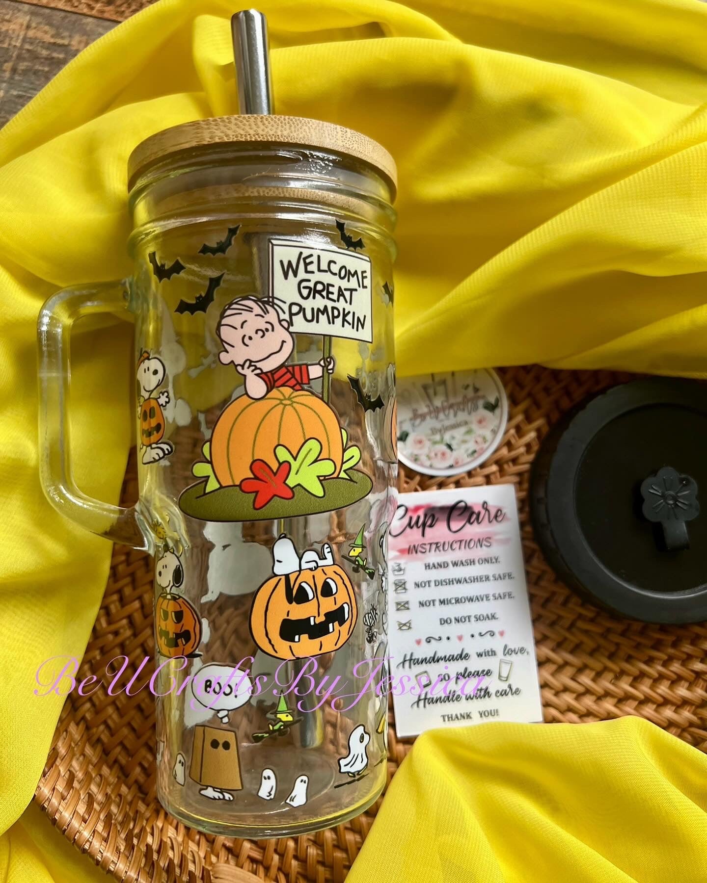Halloween Glass Mug