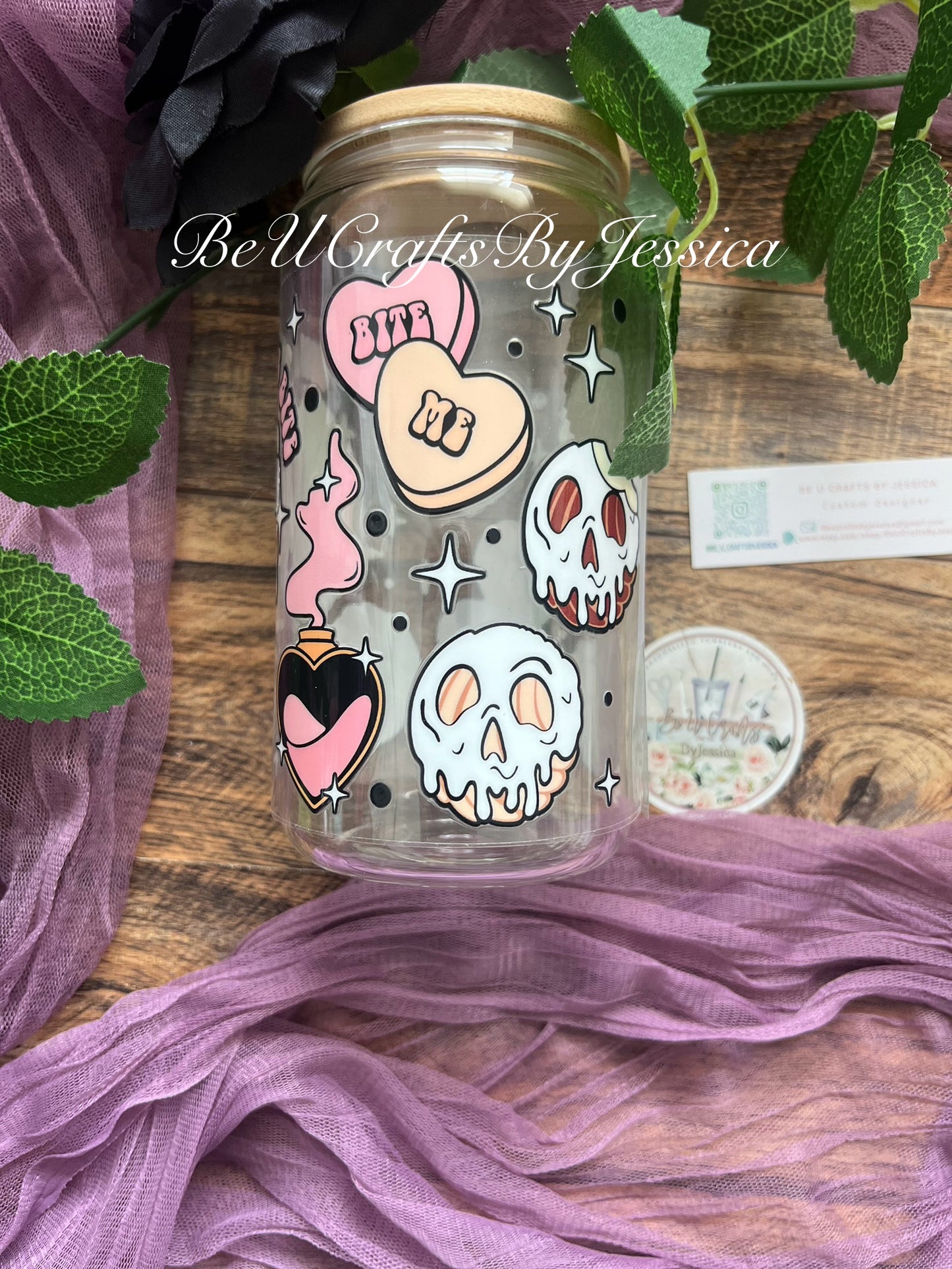 Just one Bite posion concha -Glass Cup
