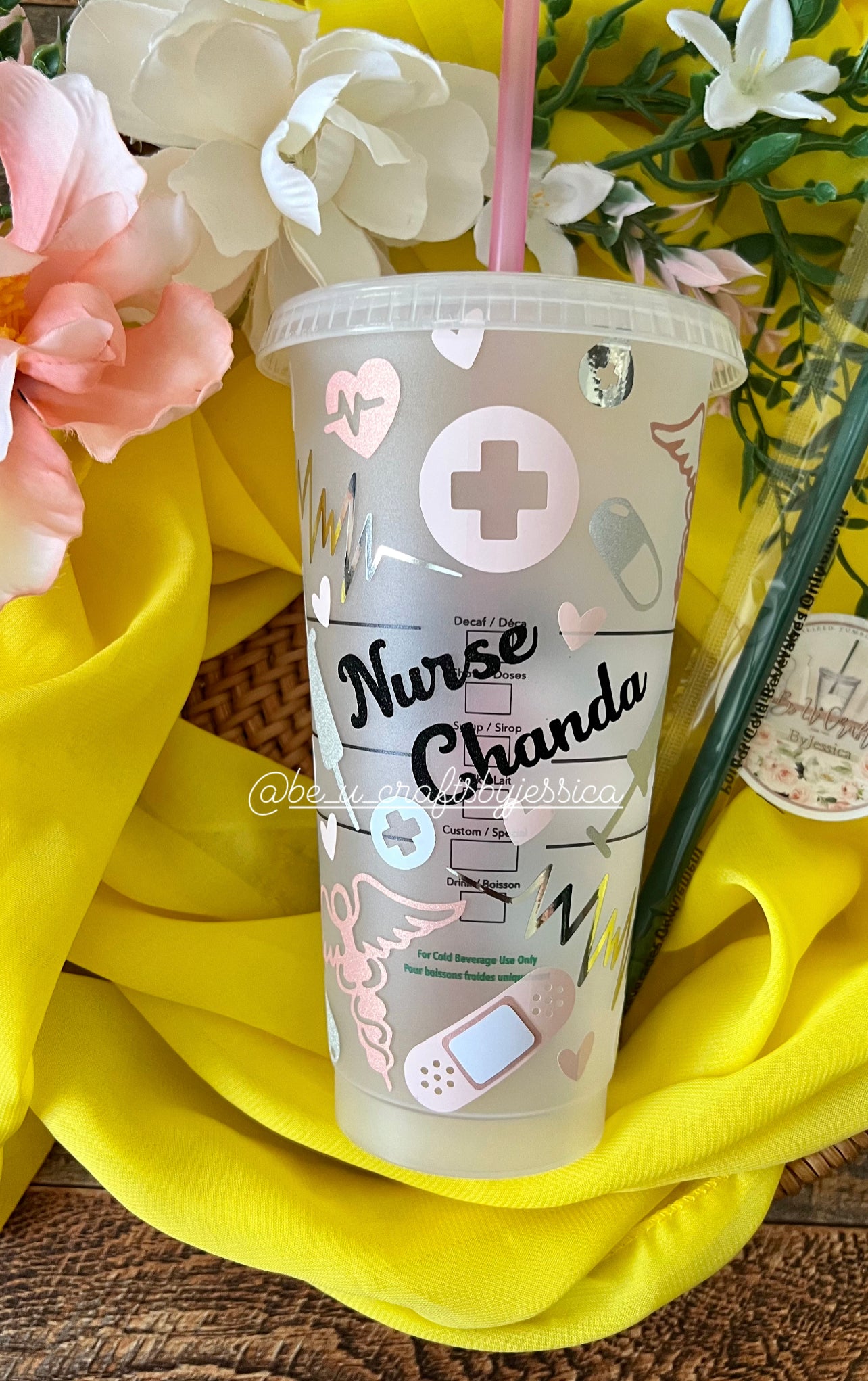 Nurse Fuel - Starbucks Reuseable Cold Cup