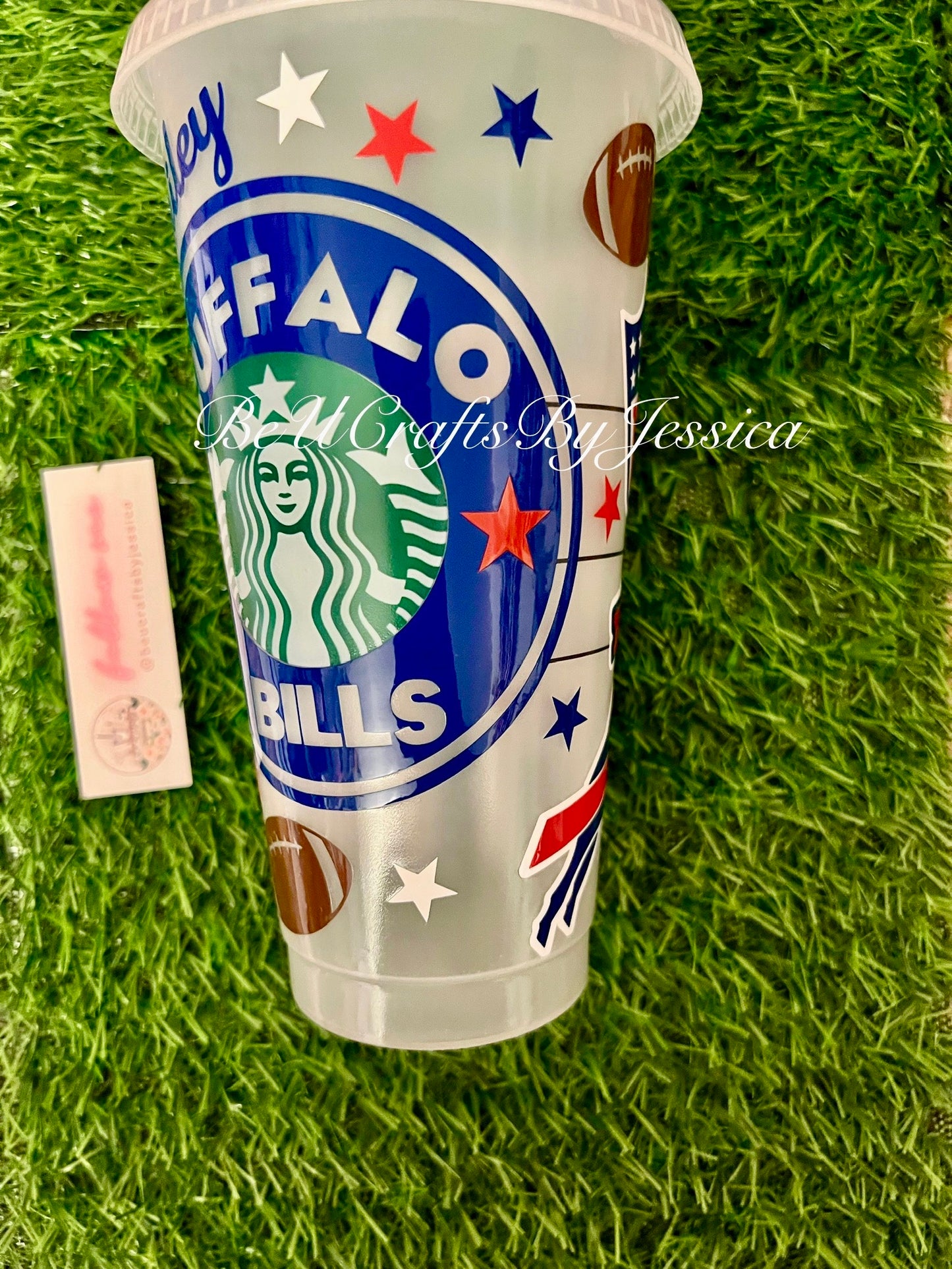 BUFFALO BILLS inspired NFL|Starbucks Reuseable Cold Cup