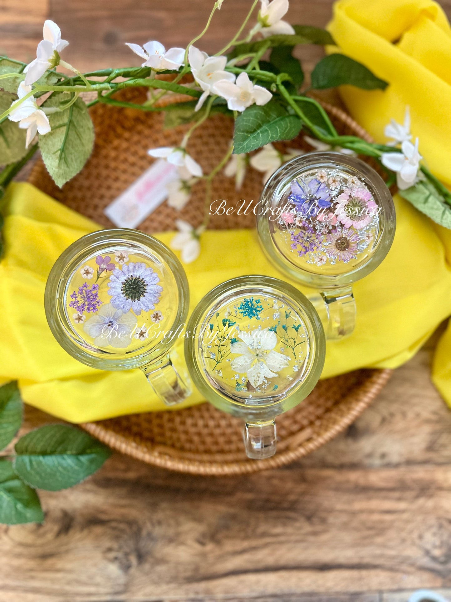 Real Flower Mug