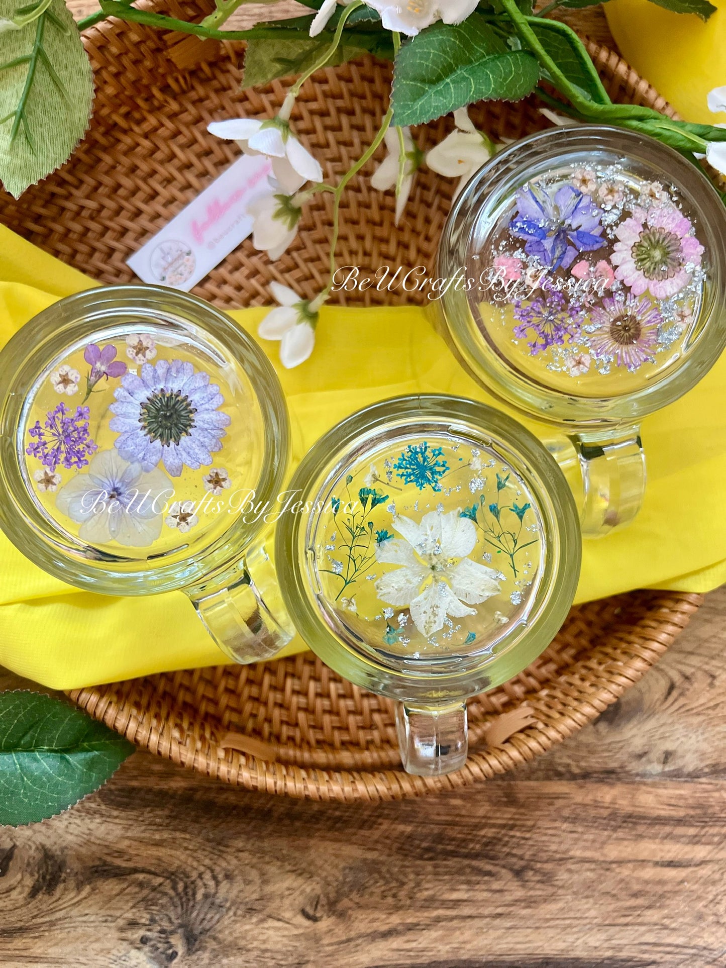 Real Flower Mug