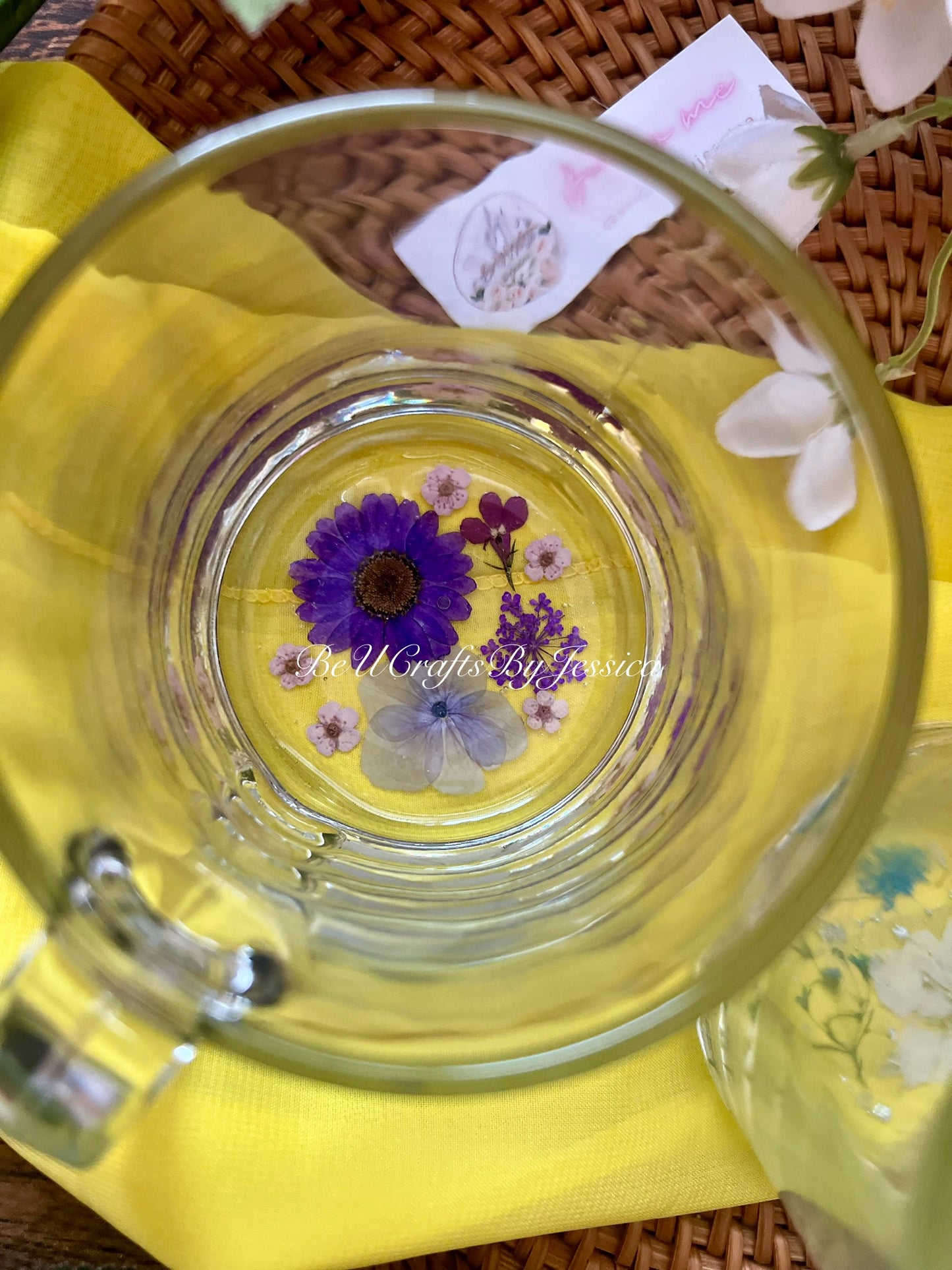 Real Flower Mug