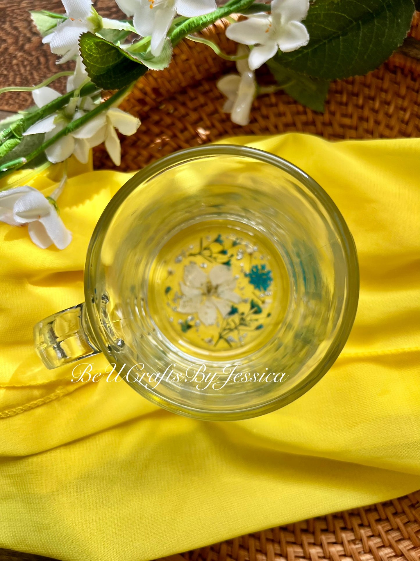 Real Flower Mug