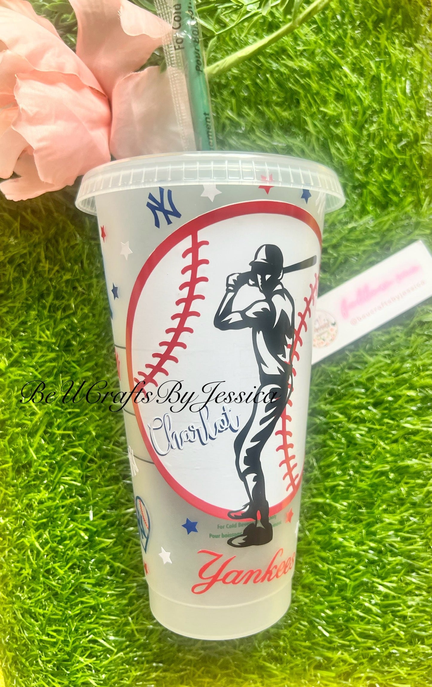 NEW YORK YANKEES Inspired MLB Cup | Starbucks Reuseable Cold Cup