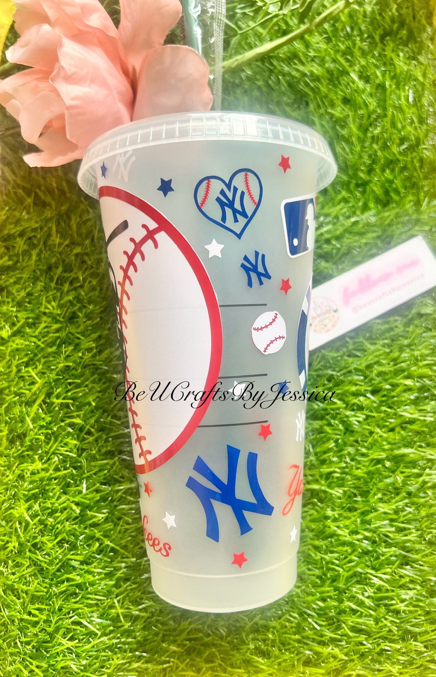 NEW YORK YANKEES Inspired MLB Cup | Starbucks Reuseable Cold Cup
