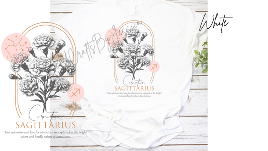 zodiac Birth Flower T-shirt