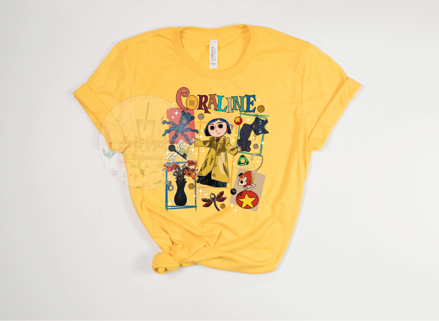 yellow is only avilable in t-shirt style 