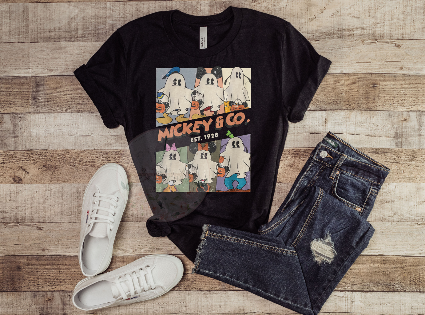 Mickey &amp; Co. Ghost Crew Halloween Tee – EST. 1928
