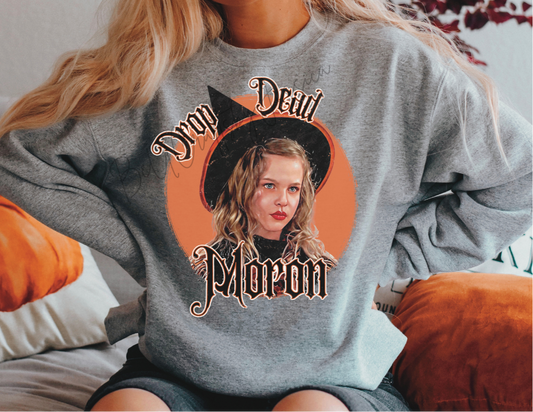 Drop Dead Moron Sweatshirt