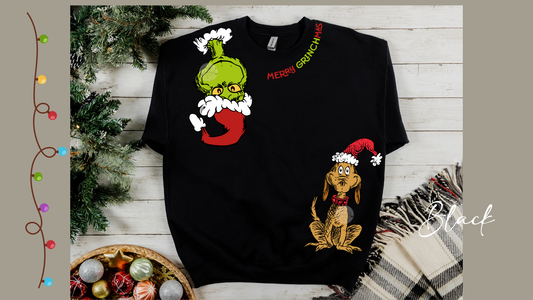 Merry Grinchmas Sweatshirt – Featuring The Grinch & Max