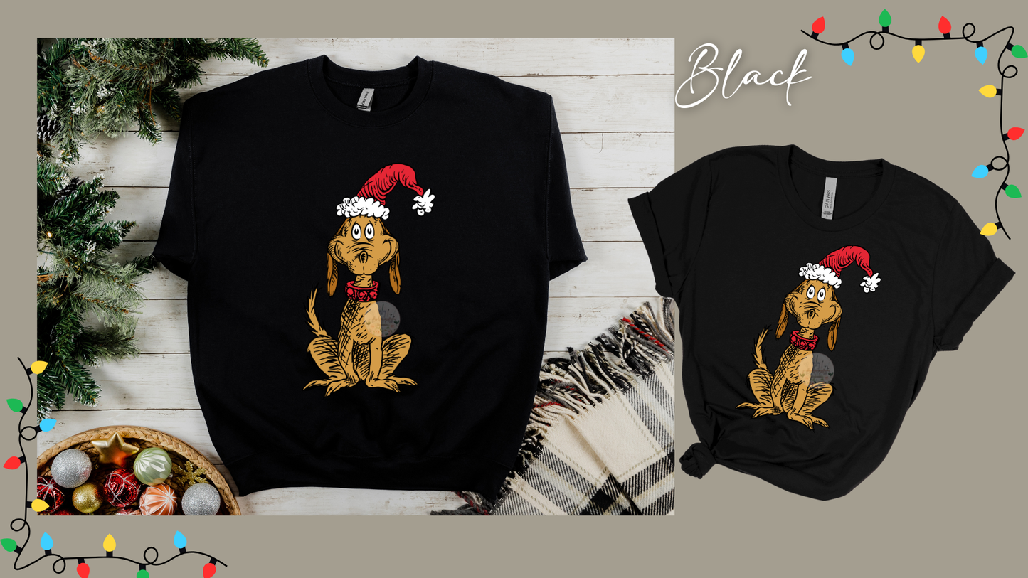 Max the Christmas Pup Shirt – Holiday Edition