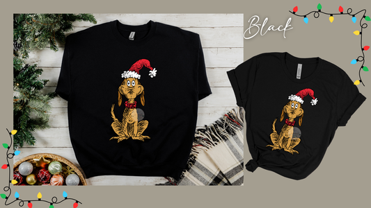 Max the Christmas Pup Shirt – Holiday Edition