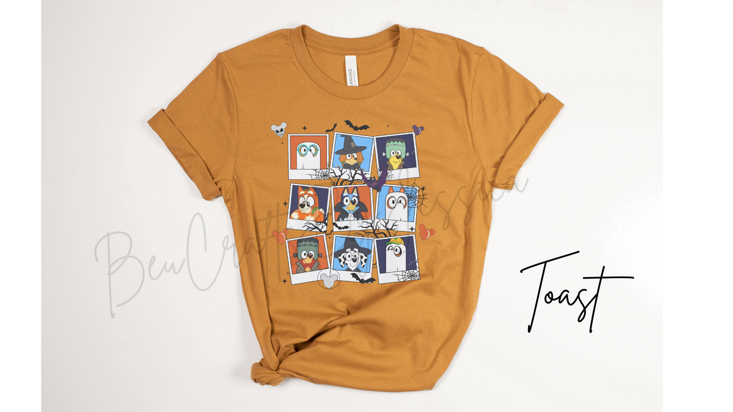 Bluey Halloween Unisex T-shirt Adult