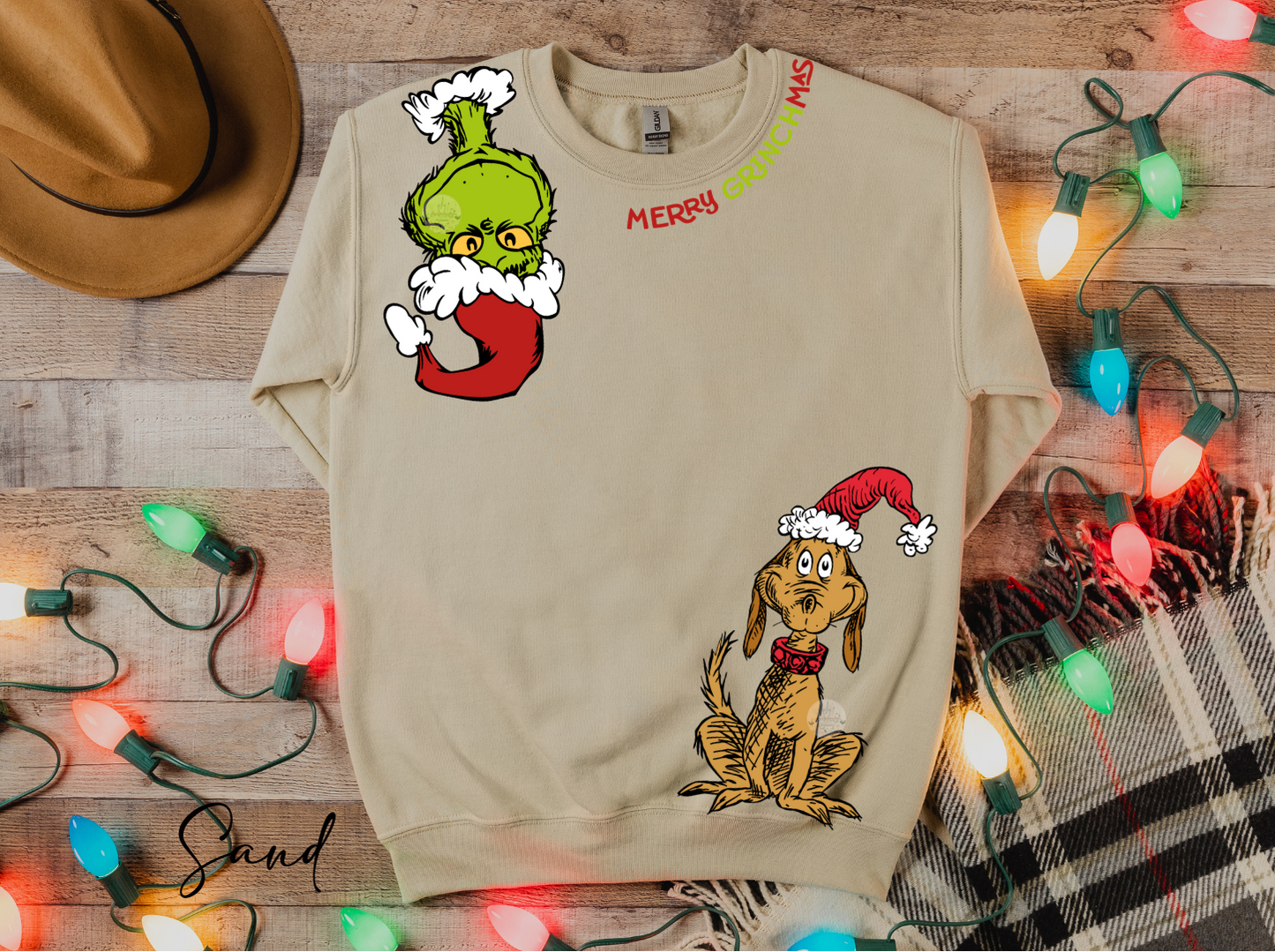Merry Grinchmas Sweatshirt – Featuring The Grinch & Max