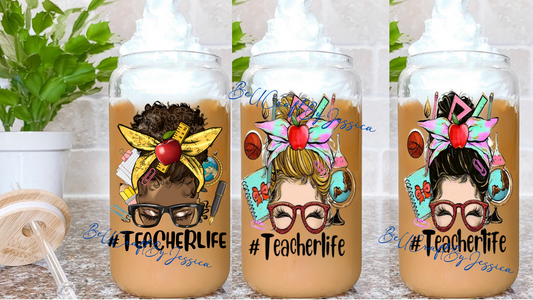 TeacherLife Glass Can