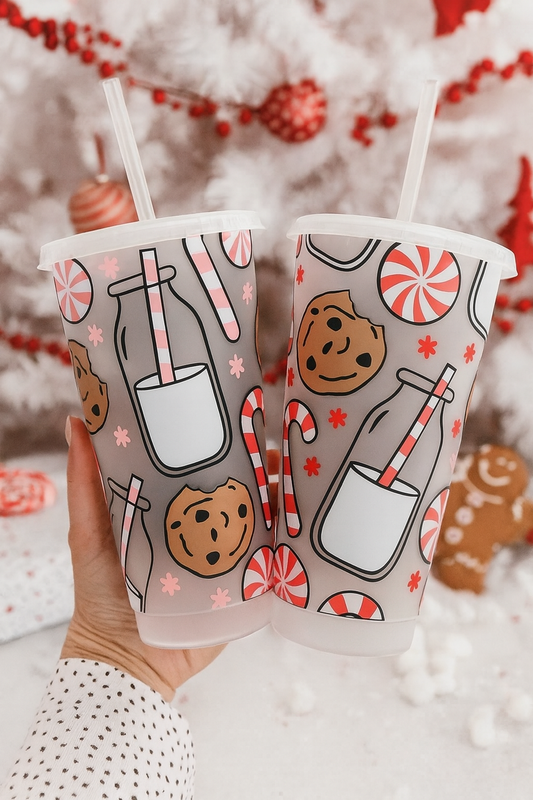 Holiday Peppermint, Milk  & Cookie Cup