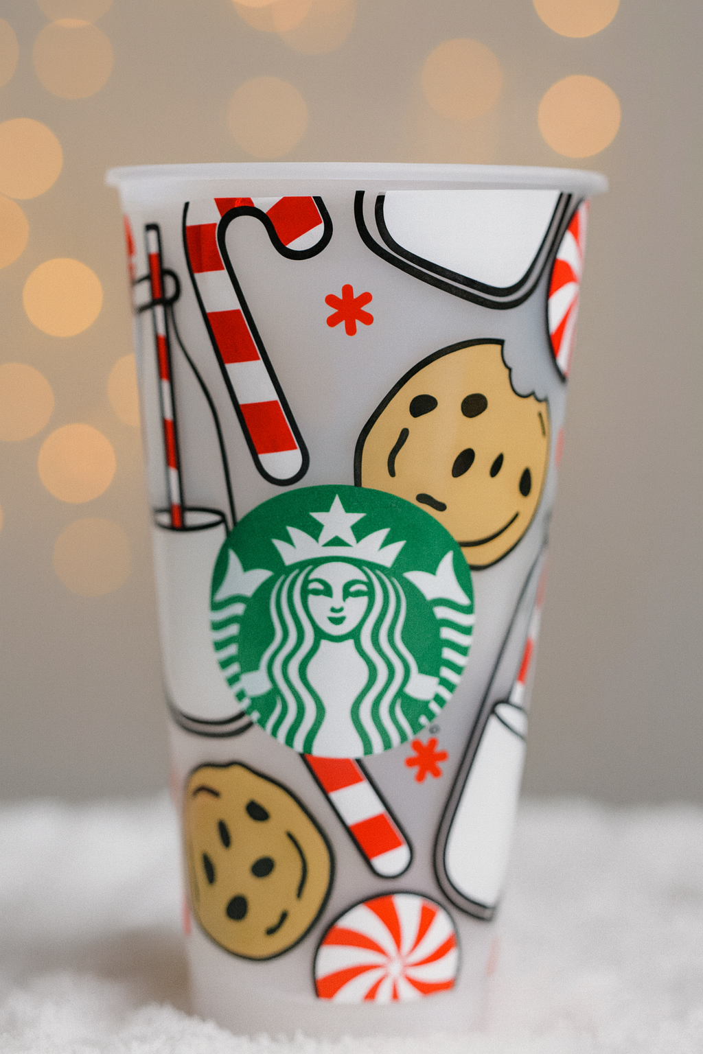 Holiday Peppermint, Milk  & Cookie Cup