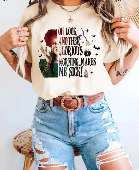 Hocus Pocus “Glorious Morning Makes Me Sick” Tee