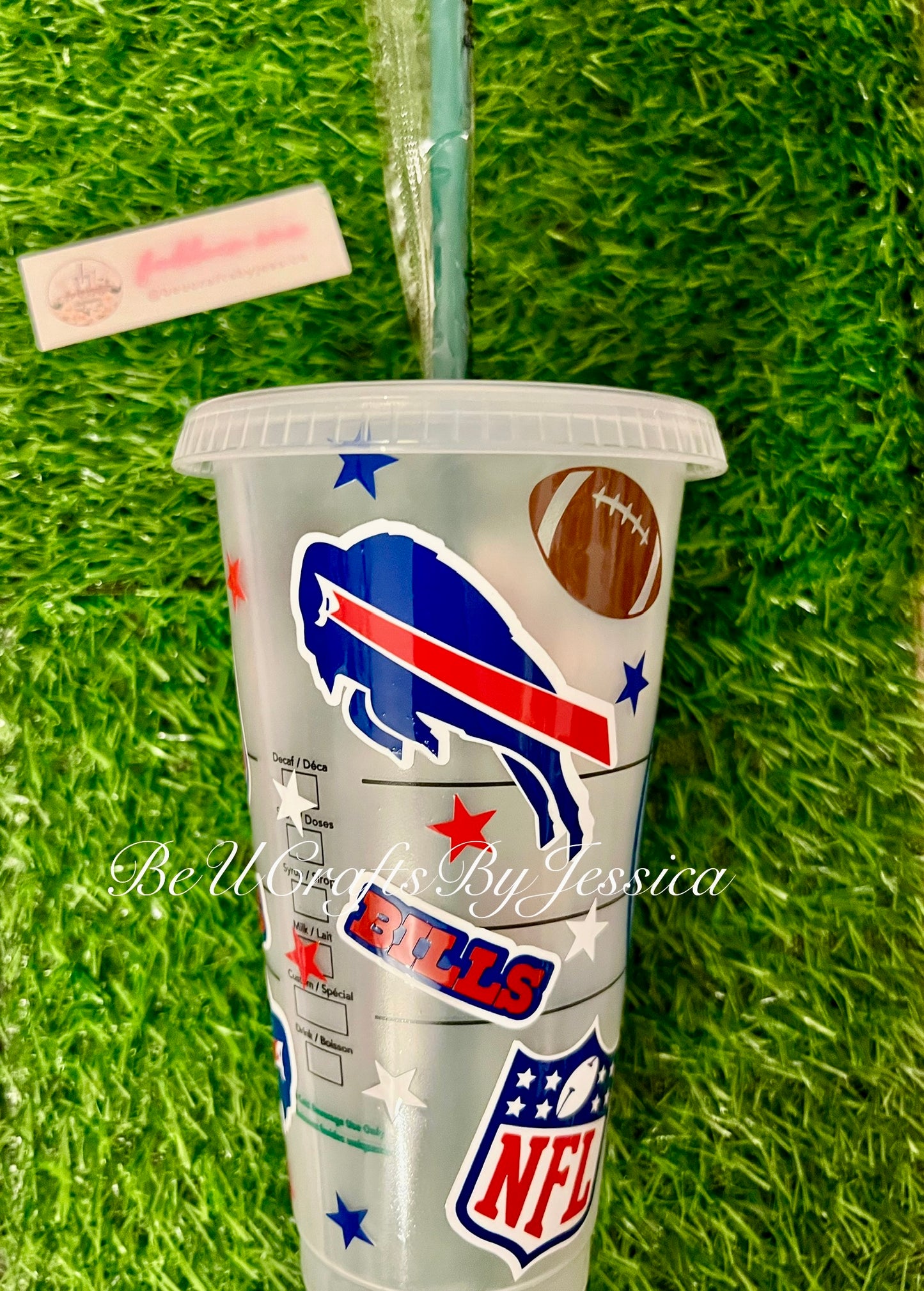 BUFFALO BILLS inspired NFL|Starbucks Reuseable Cold Cup