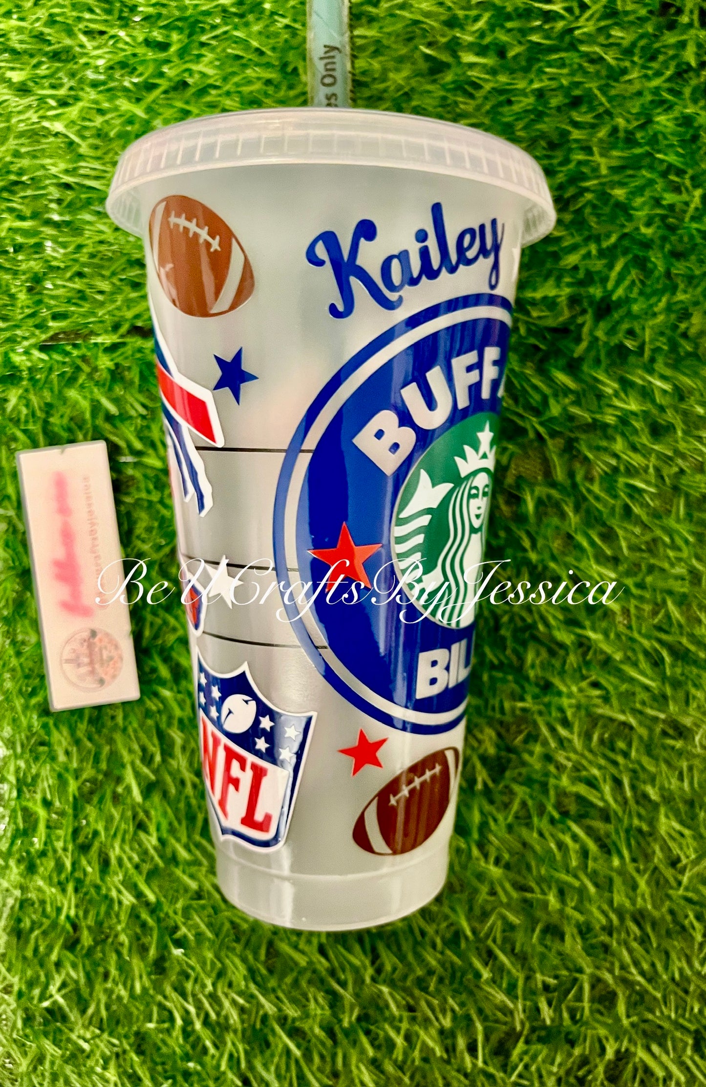 BUFFALO BILLS inspired NFL|Starbucks Reuseable Cold Cup