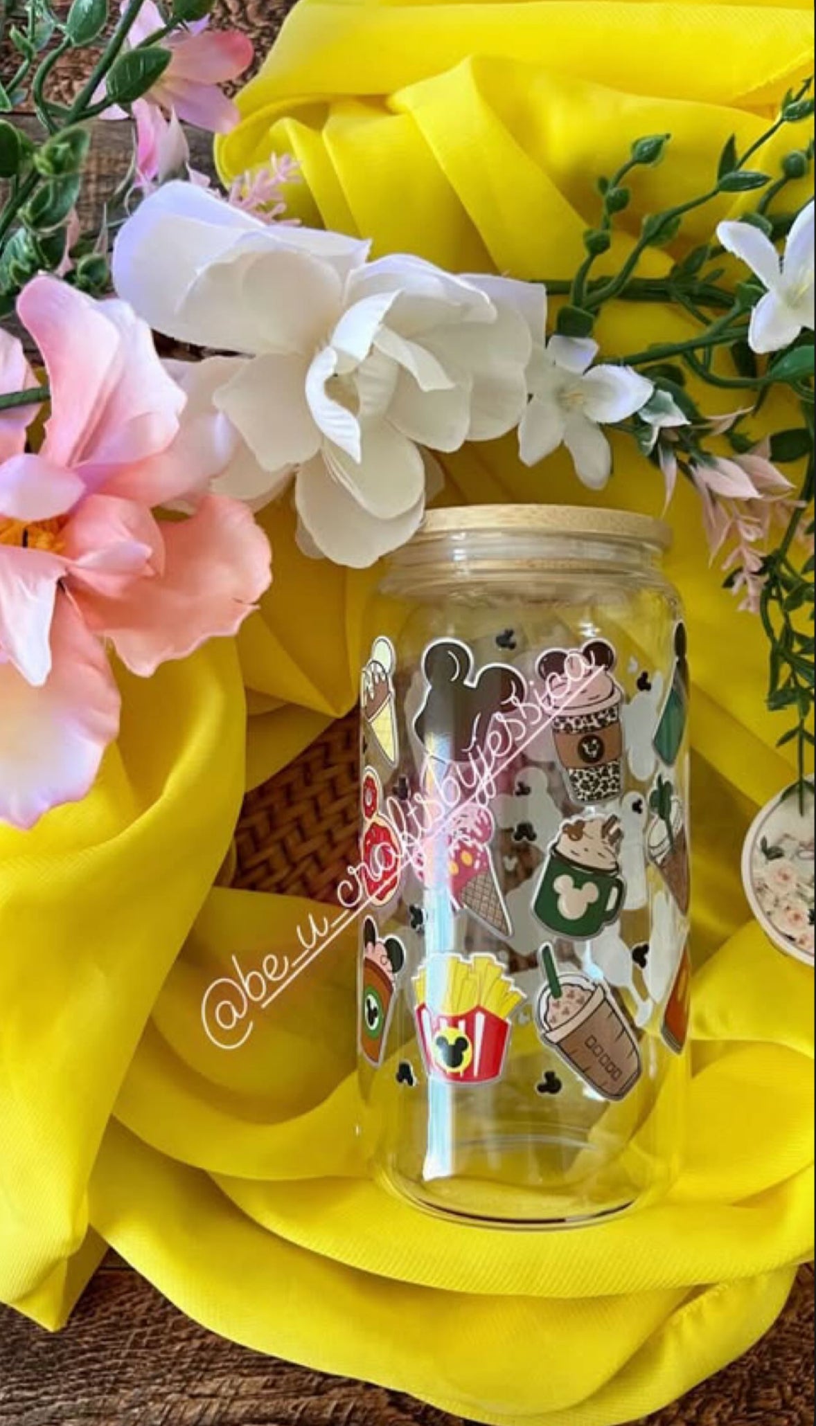 Snack Cup Disney inspired