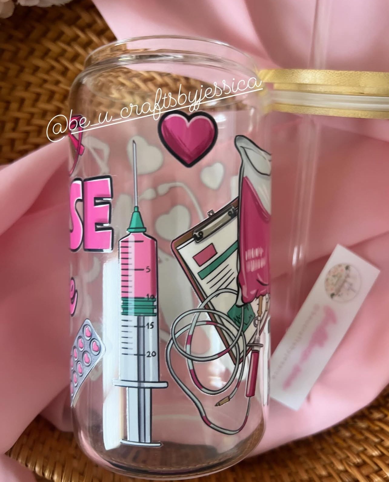 Nurse Life -Glass Cup
