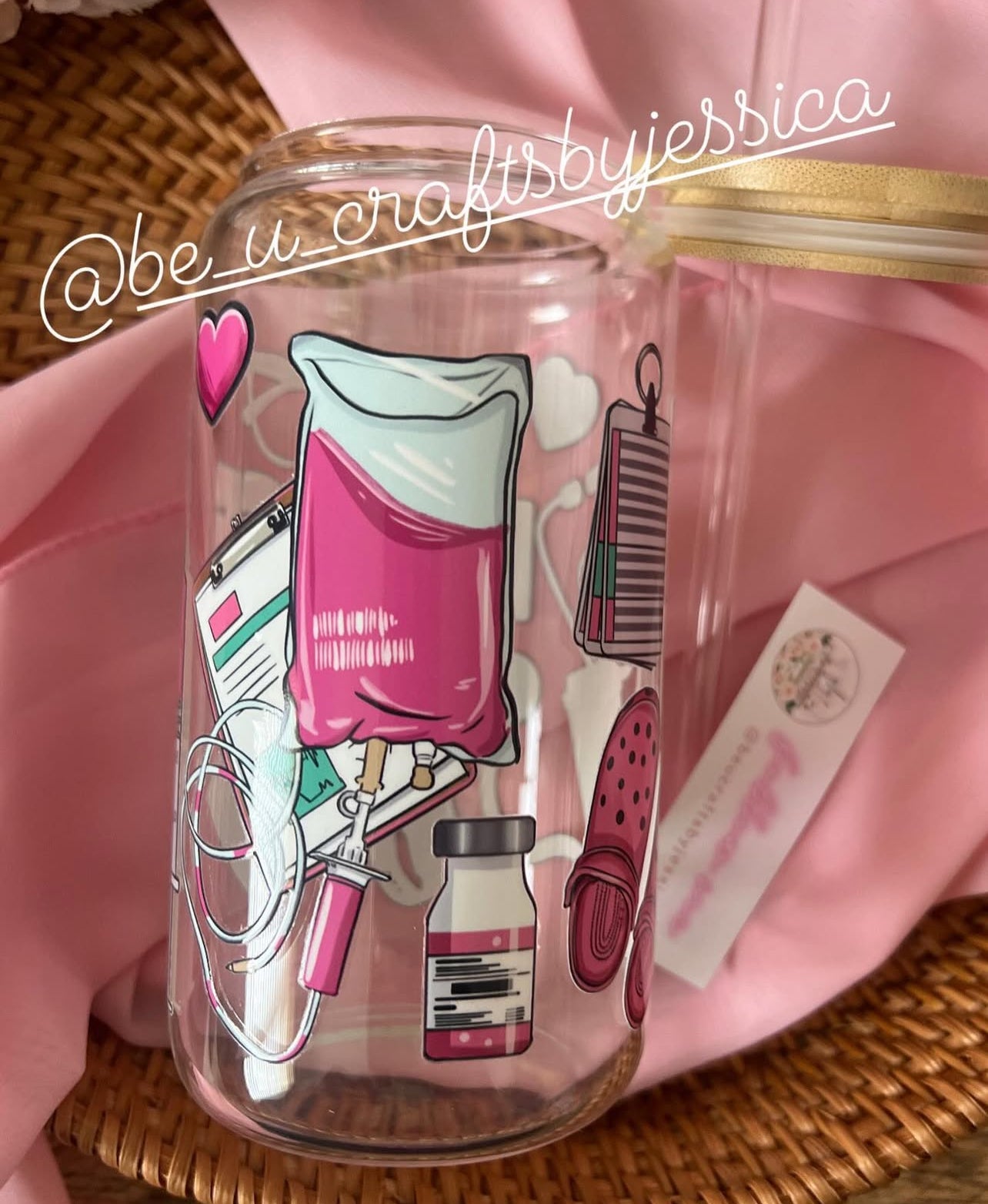 Nurse Life -Glass Cup