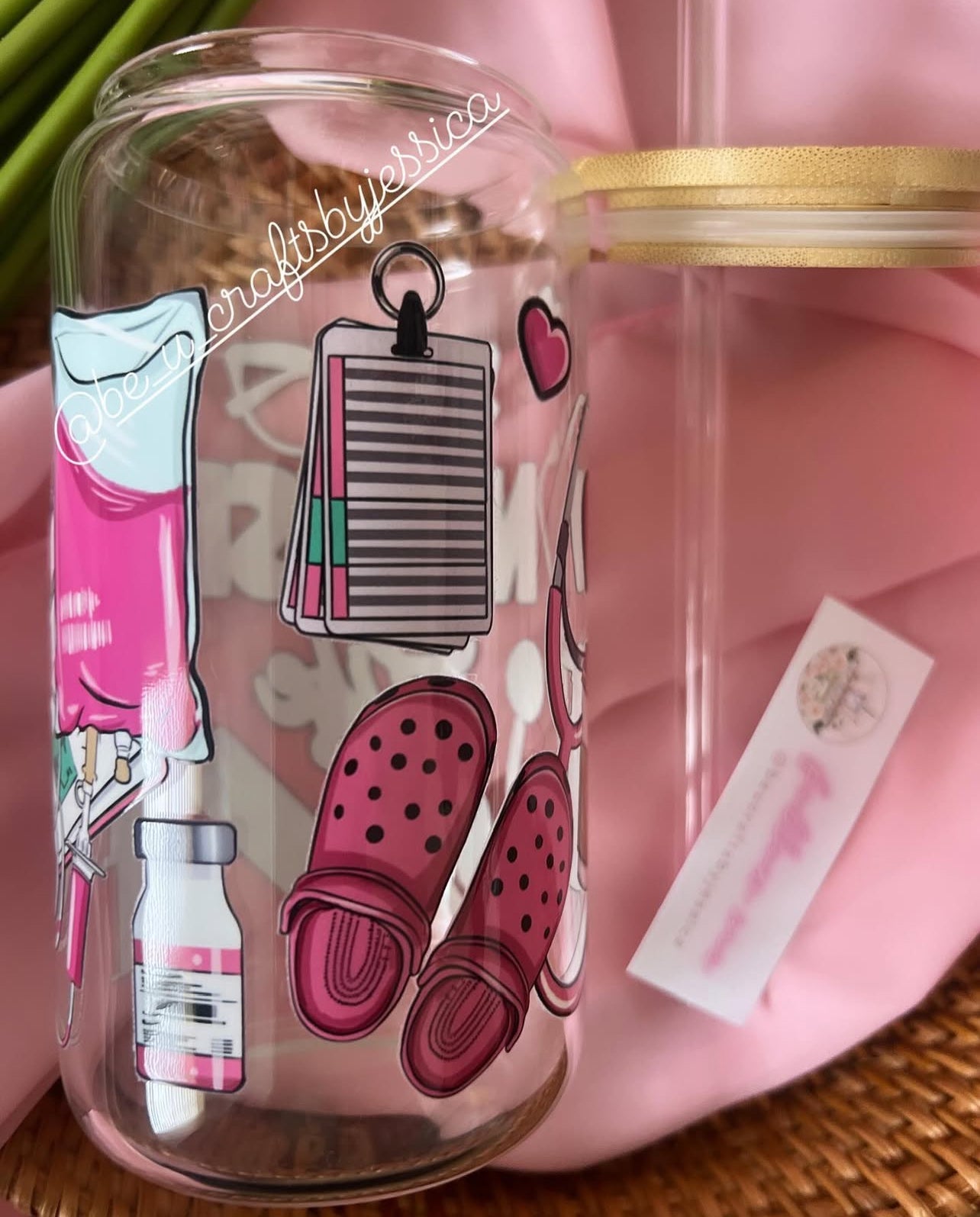 Nurse Life -Glass Cup