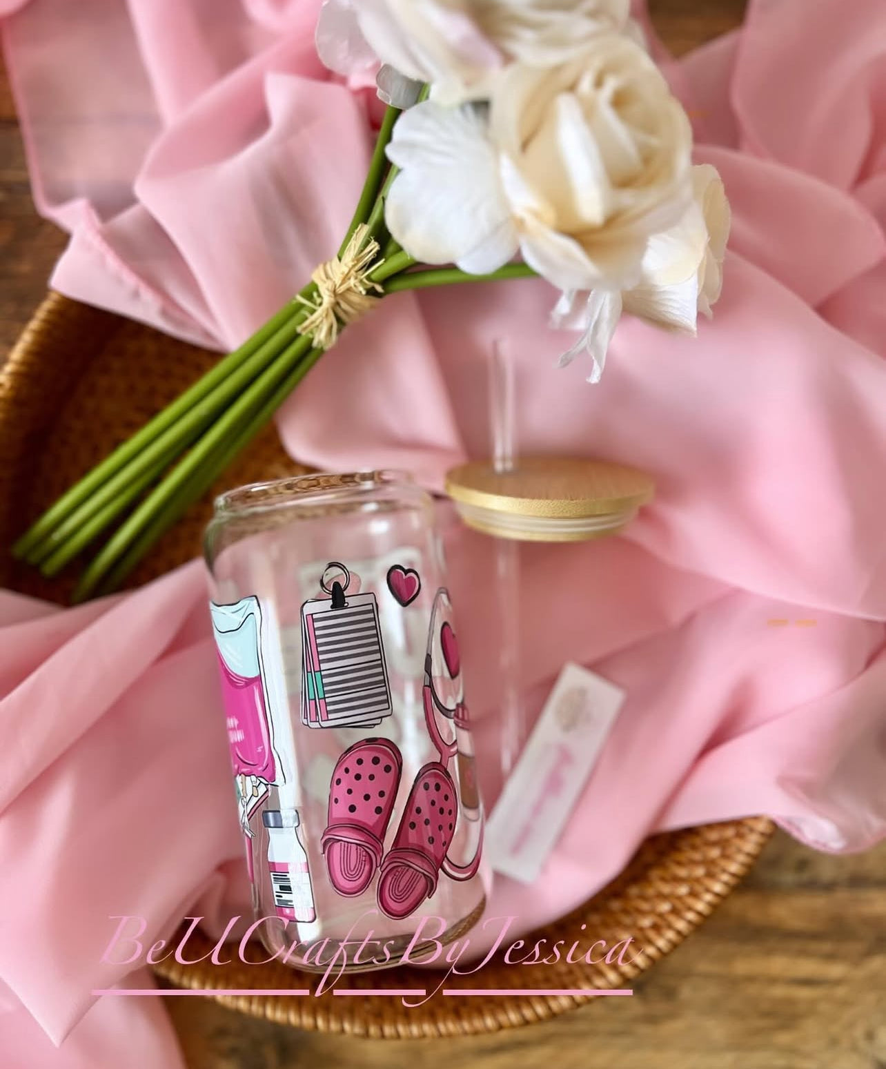 Nurse Life -Glass Cup