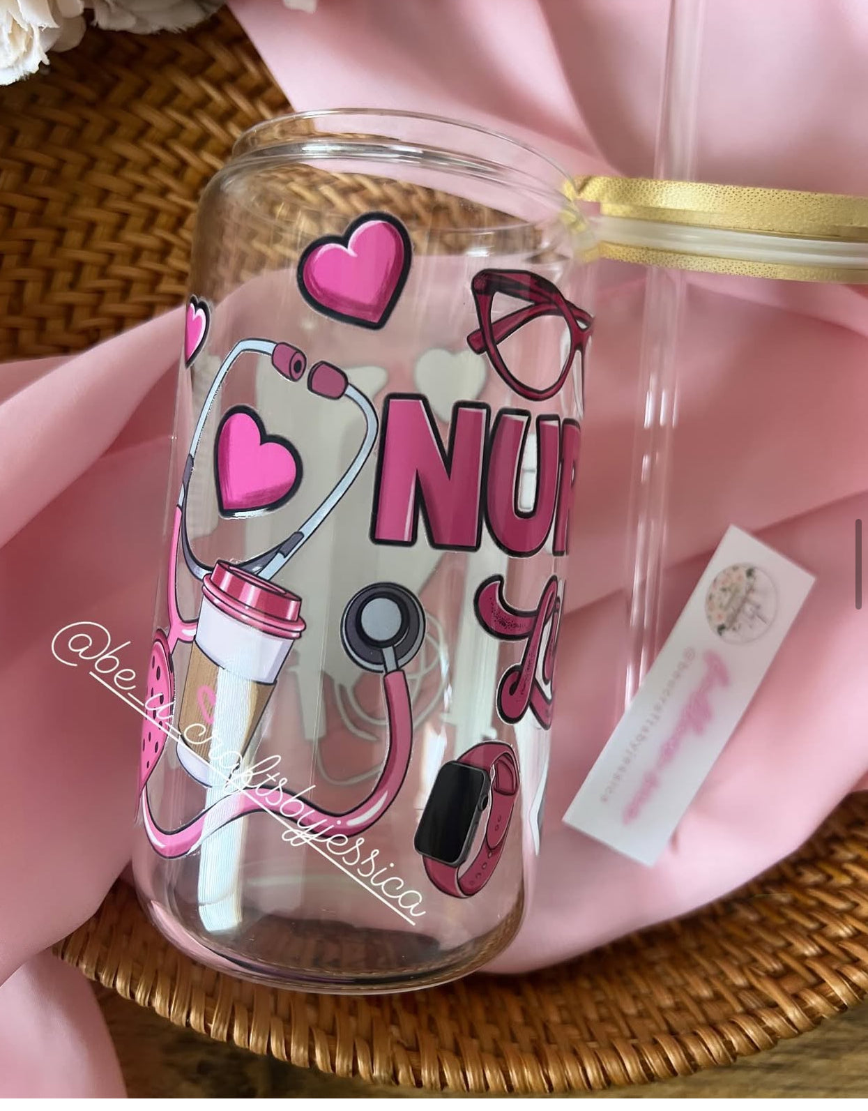 Nurse Life -Glass Cup