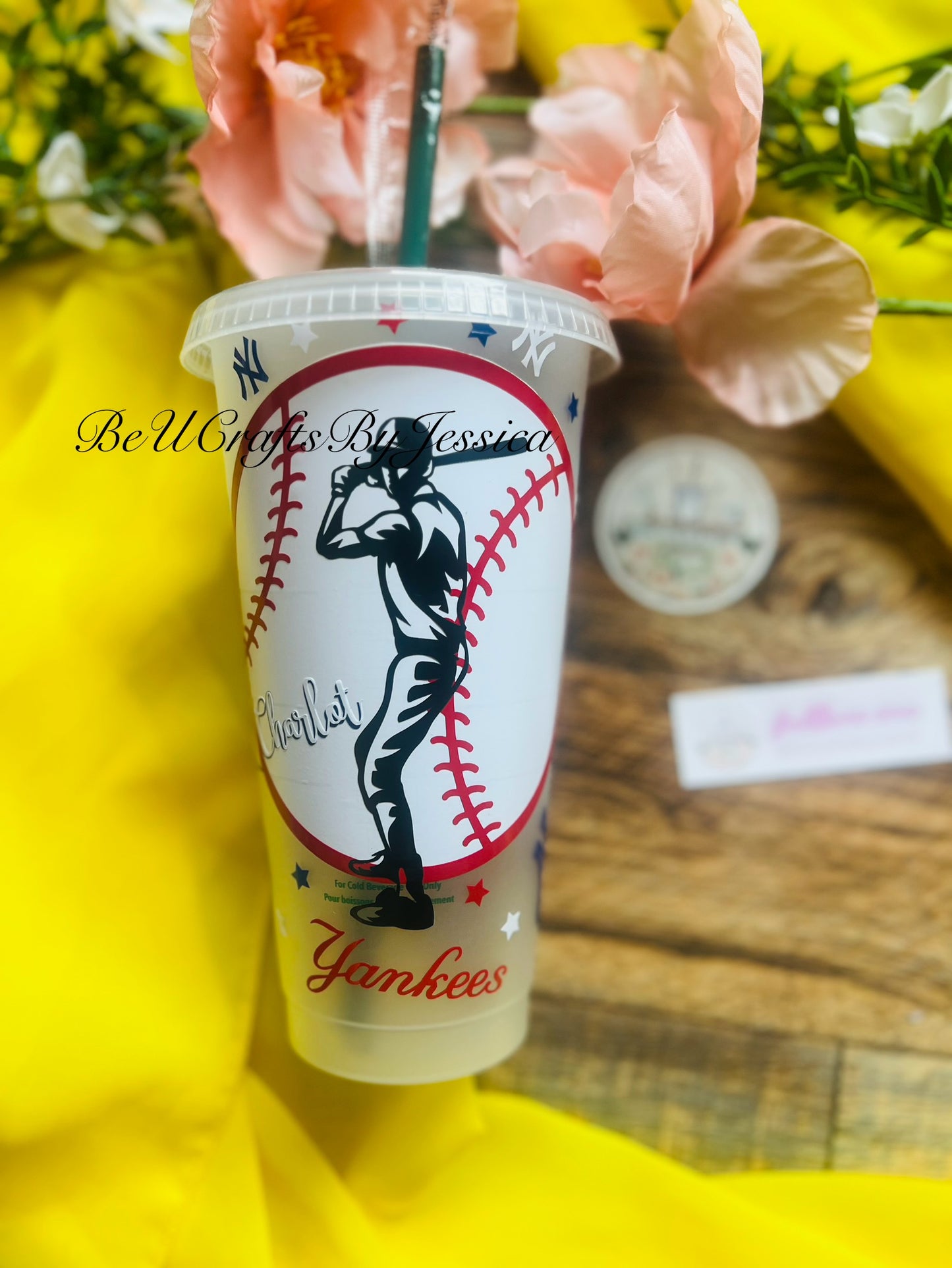 NEW YORK YANKEES Inspired MLB Cup | Starbucks Reuseable  Cold Cup