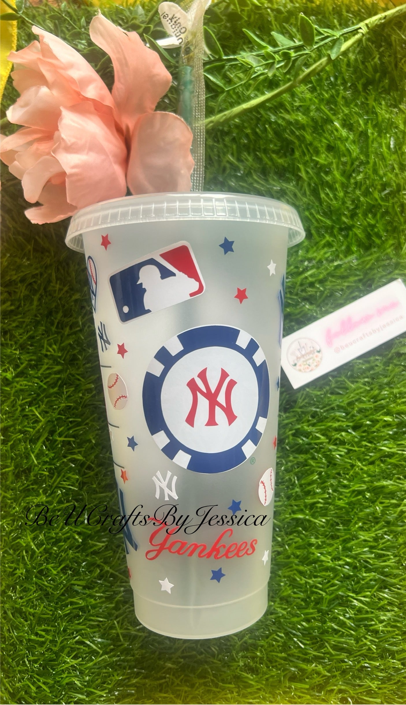 NEW YORK YANKEES Inspired MLB Cup | Starbucks Reuseable  Cold Cup