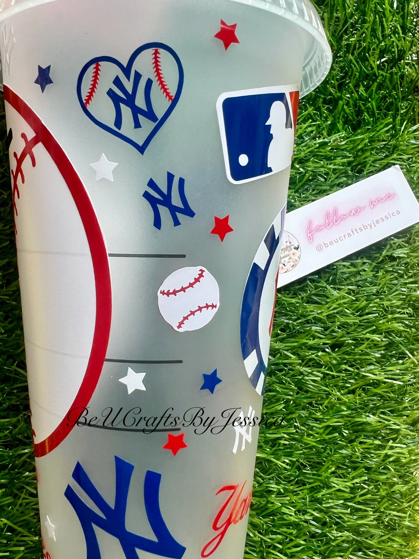 NEW YORK YANKEES Inspired MLB Cup | Starbucks Reuseable  Cold Cup