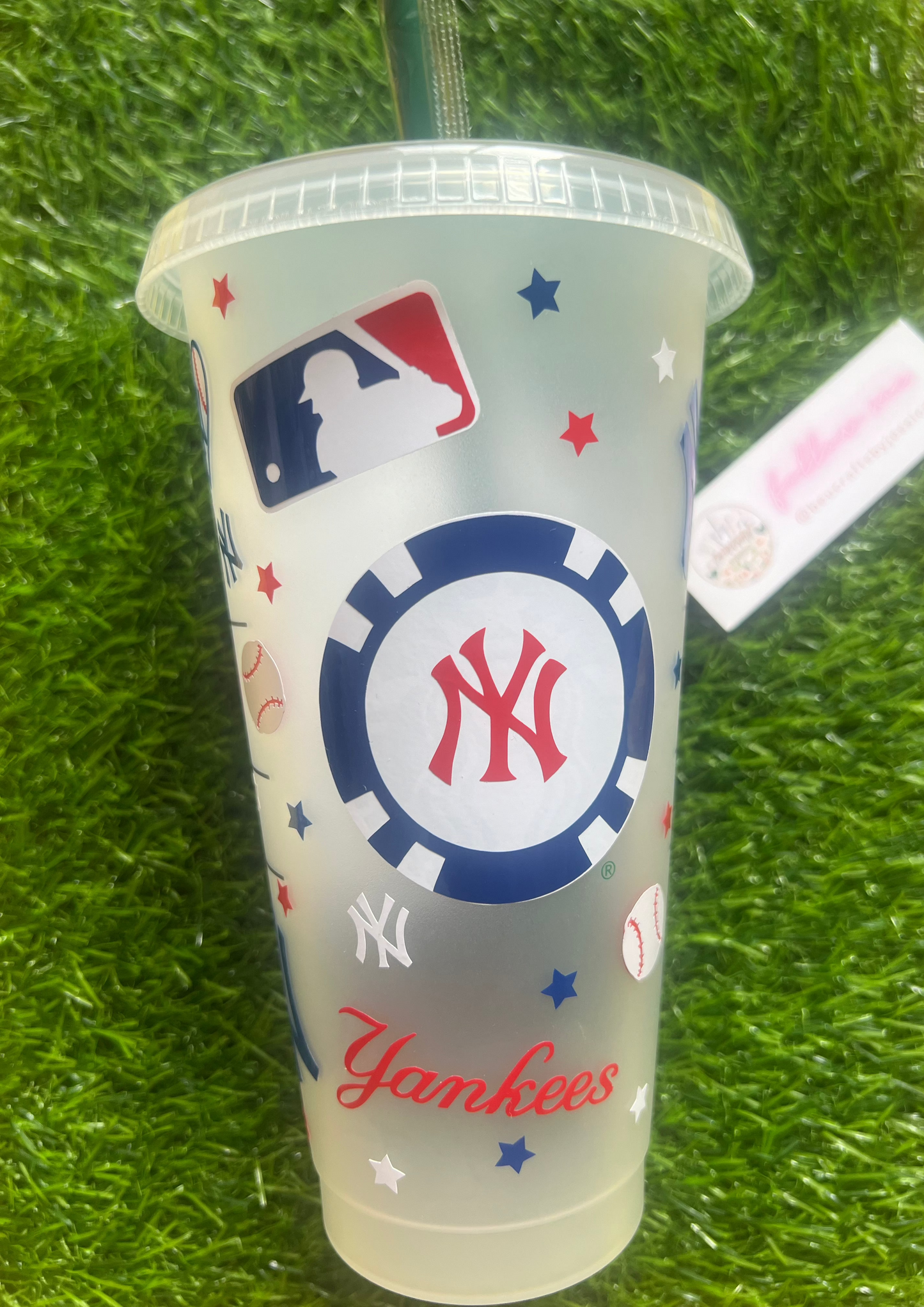 NEW YORK YANKEES Inspired MLB Cup | Starbucks Reuseable  Cold Cup