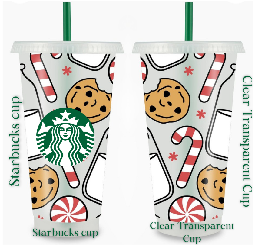 Holiday Peppermint, Milk  & Cookie Cup