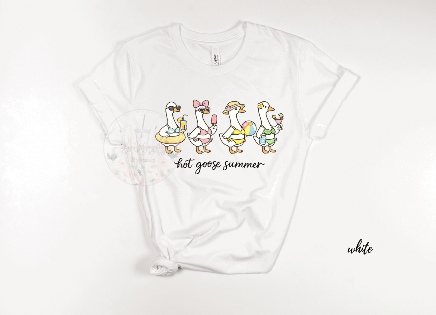 Hot Goose Summer Shirt – Funny Goose Graphic Tee