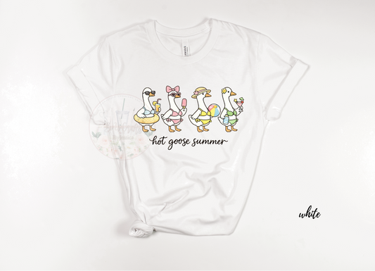 Hot Goose Summer Shirt – Funny Goose Graphic Tee